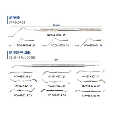 Spreadres & Cement pluggers, Dental Instrument